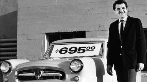 old-school car salesman--how not to sell in the modern age