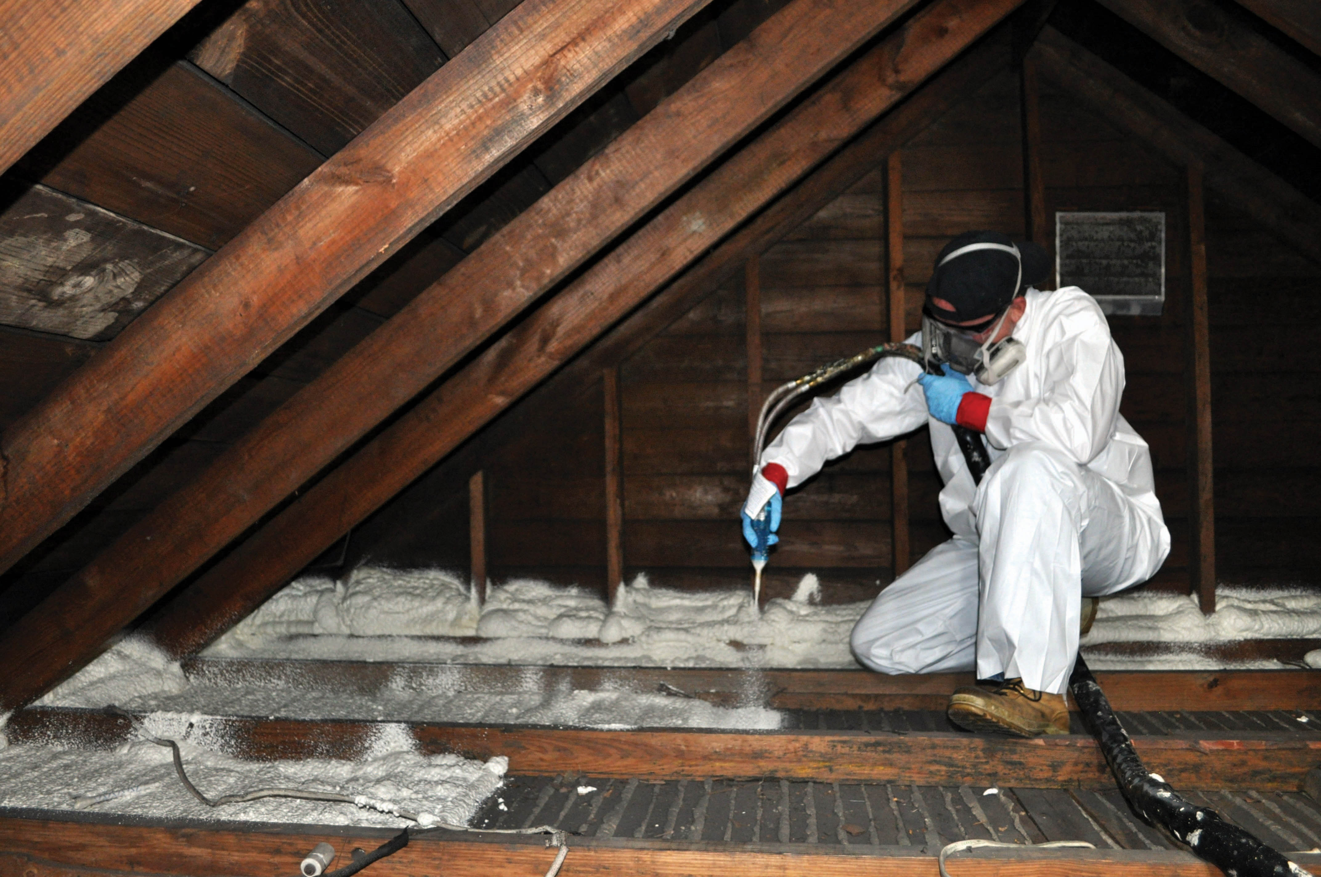 Safety is a top priority when working with low pressure spray polyurethane foam, and contractors should always use the proper personal protective equipment. 