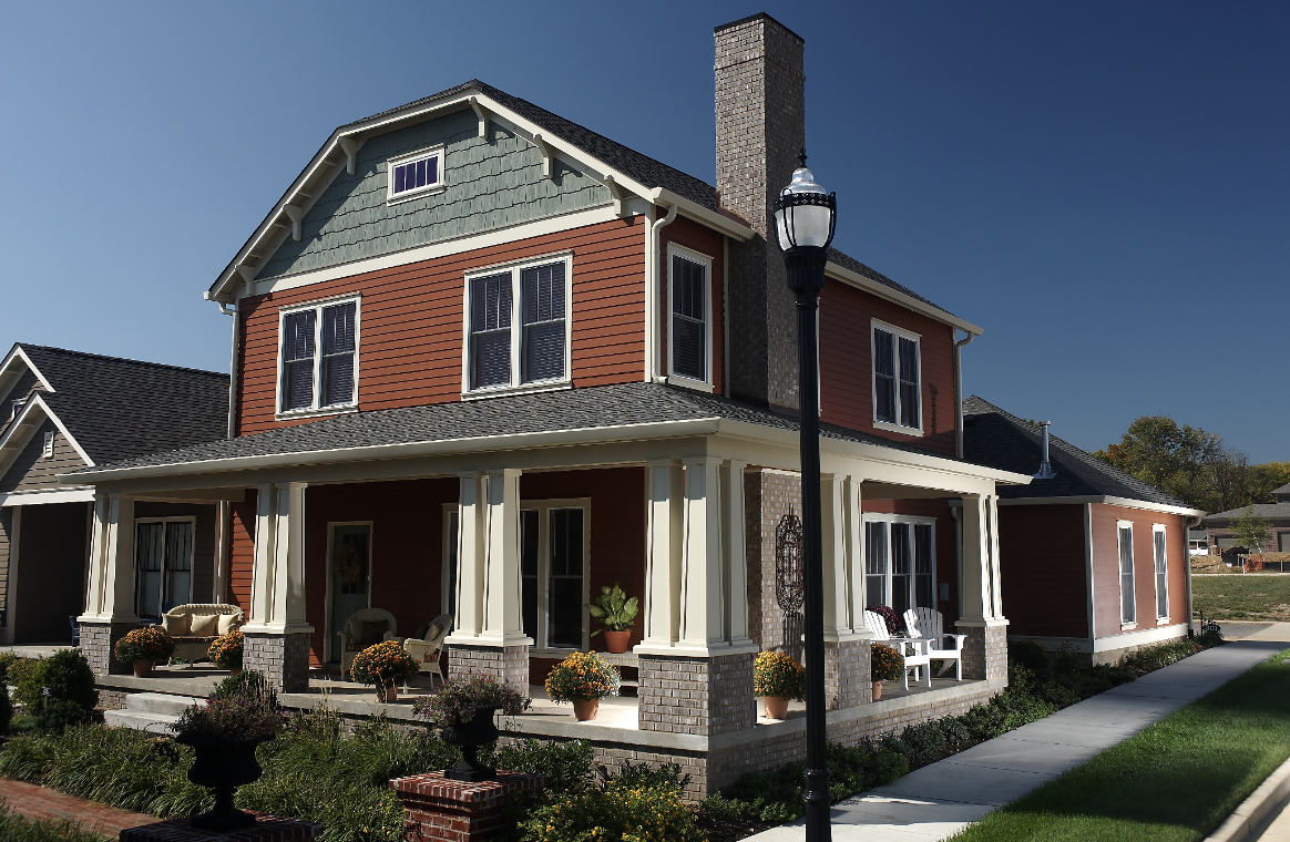 Mixing and matching siding materials and styles has become a popular way for hom