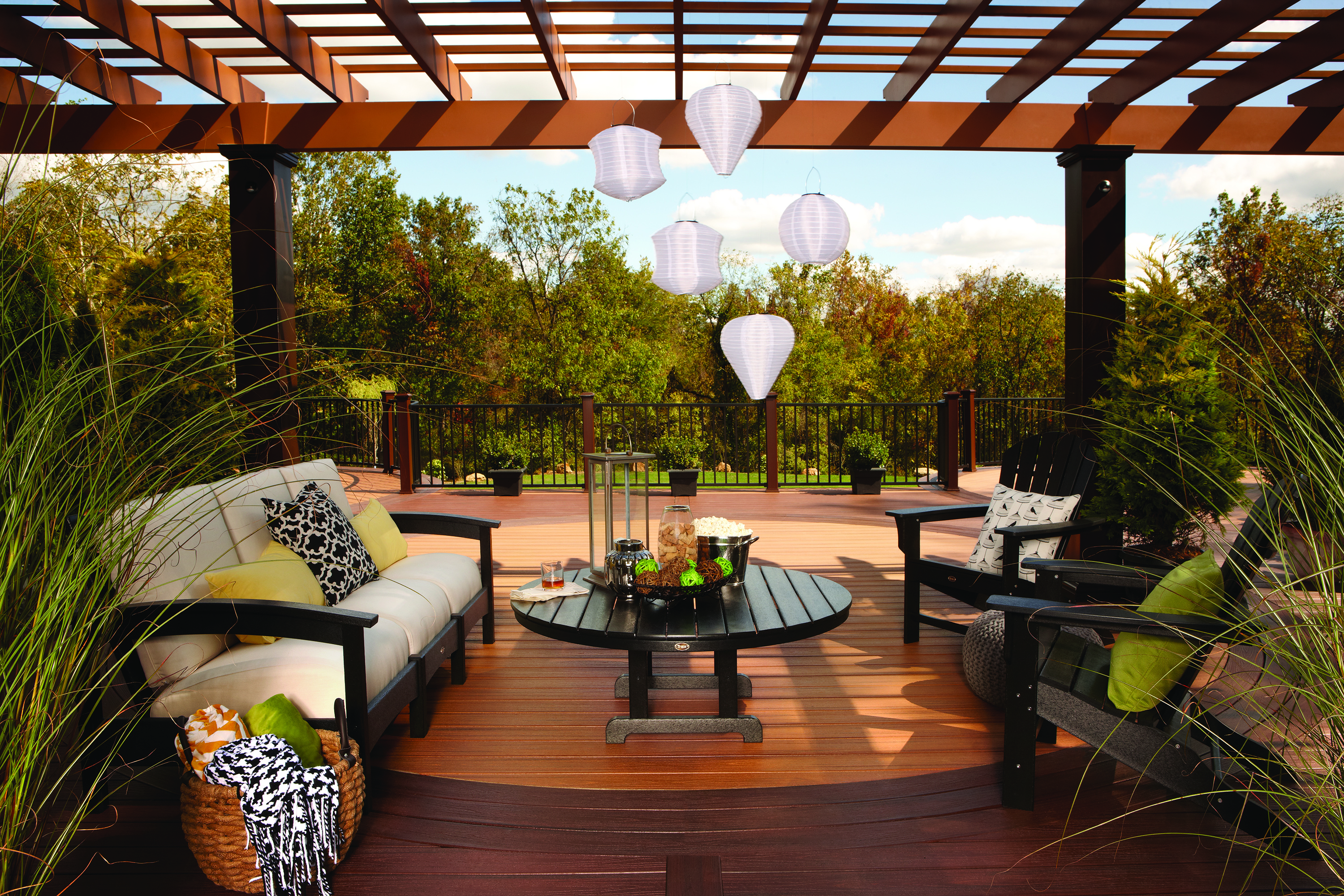 Decking companies such as Trex are becoming more outdoor-living focused by provi