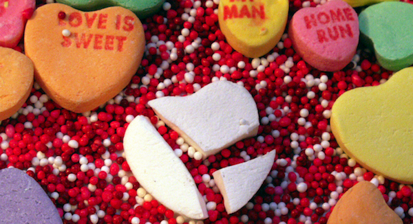 broken heart candy represents Mike Damora breaking up with Angie's list lead generation
