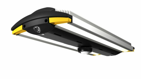 The 122-watt Shop LED light from Big Ass delivers 13,000 lumens of ultra-bright light. 