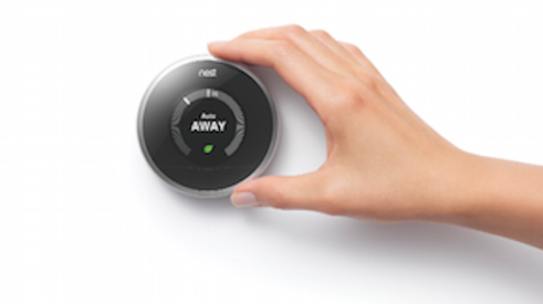 The Nest smart thermostat collects user behavior data