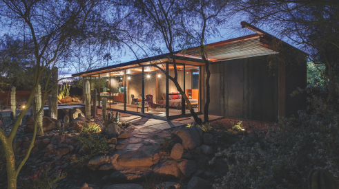 Andy Byrnes, architect and president of design/build firm The Construction Zone, in Phoenix, converted a barn into a stunning guest house.