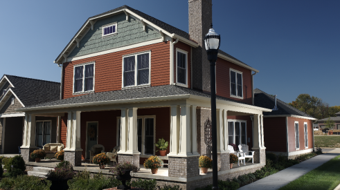 Mixing and matching siding materials and styles has become a popular way for hom
