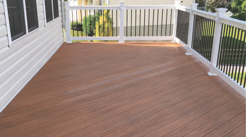 finished deck using admiral spacemaker outdoor flooring