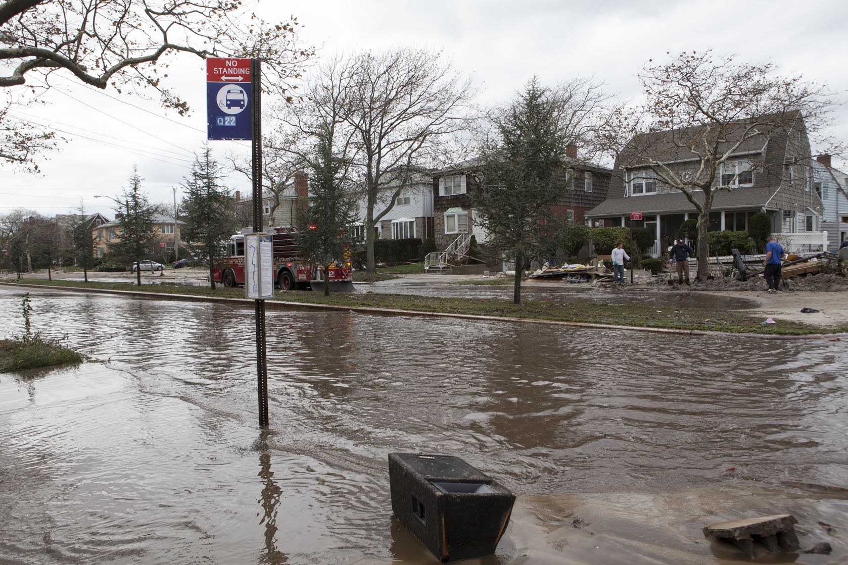 Roads were closed for two months following Sandy. When homeowners finally return