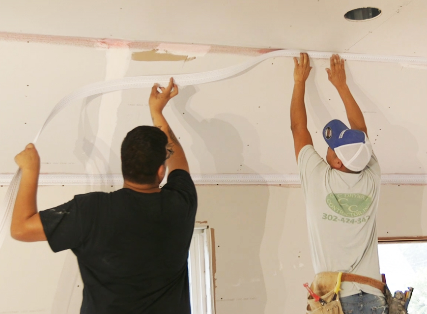 Remodeling drywall 