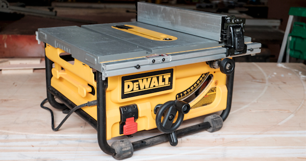 The DeWalt Compact Jobsite Table Saw is a good choice for pros seeking a portable table saw