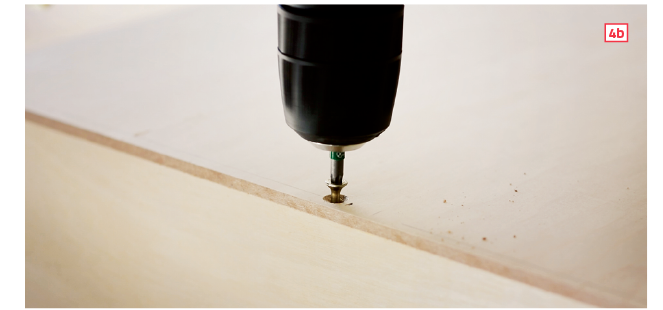 How to make drawer boxes—star-drive wood screws