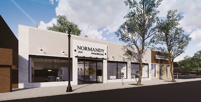 normandy remodeling's new showroom