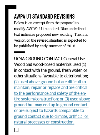 Pressure Treated Lumber Rules