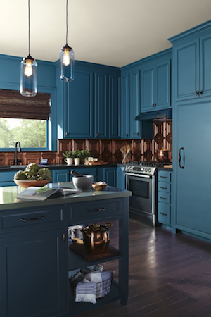 Sherwin-Williams Paint Shield used in a kitchen mildew resistant paint