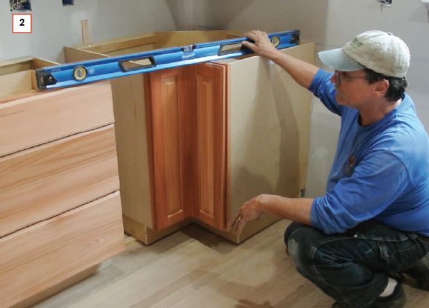 install kitchen cabinet