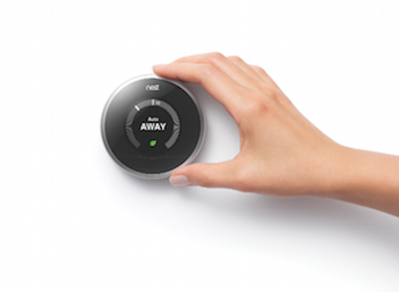 The Nest smart thermostat collects user behavior data