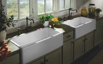 Porcher London Farm Sinks Collection, fire-clay sinks, 101 Best New Products
