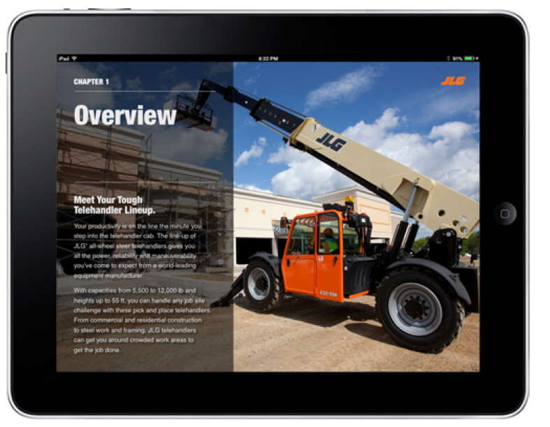 Three New Electronic Books From JLG Feature Scissor Lifts, Engine-Powered Boom Lifts, Electric-Hybrid Boom Lifts