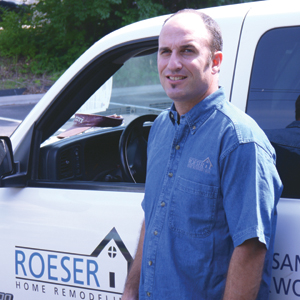 Mark Talley, Production Coordinator for Roesser Home Remodeling, in Kirkwood, Mo. , 2015 Professional Remodeler 40 Under 40 awardee