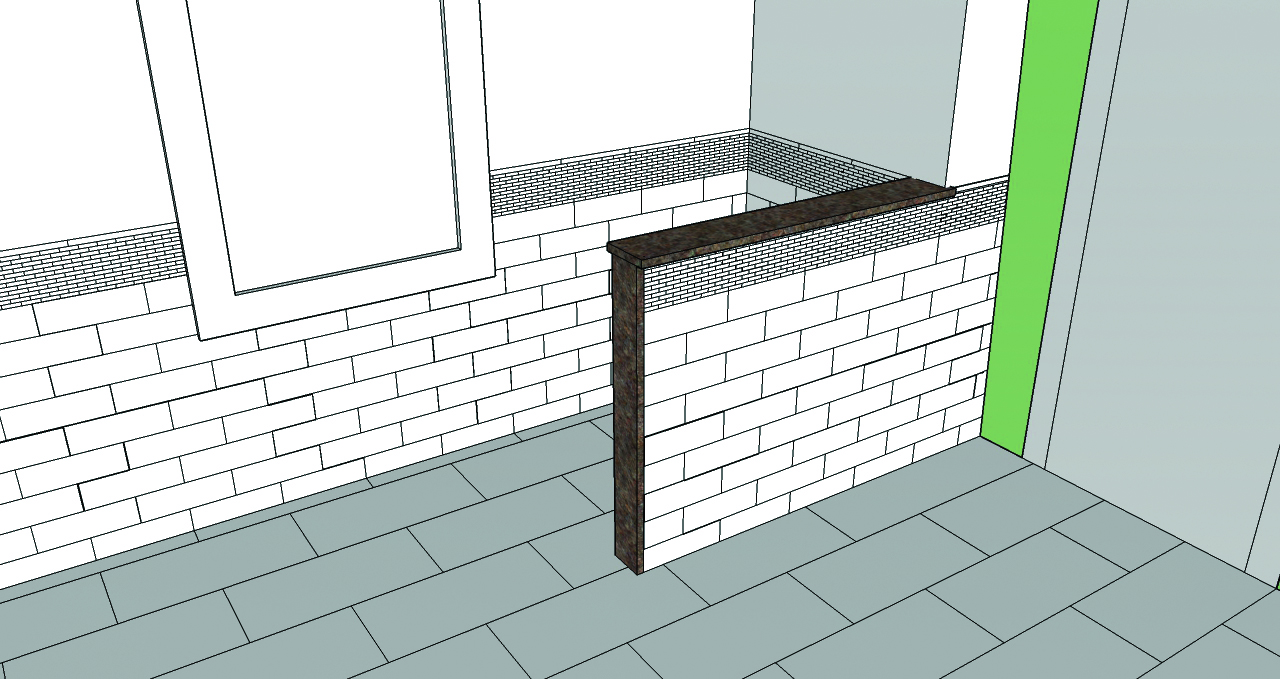 a screenshot of sketchup in action