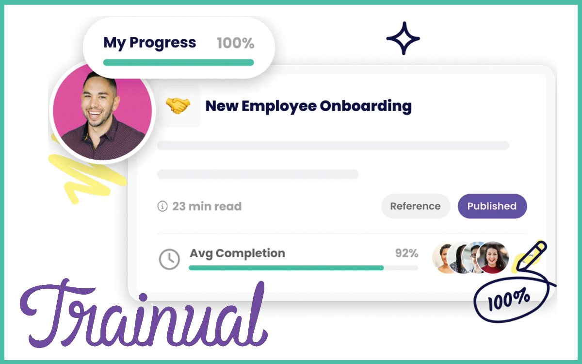 Example of Trainual's onboarding platform