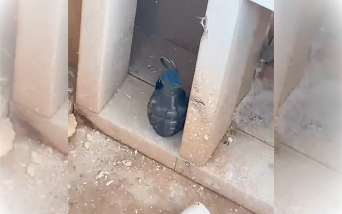remodeler finds grenade