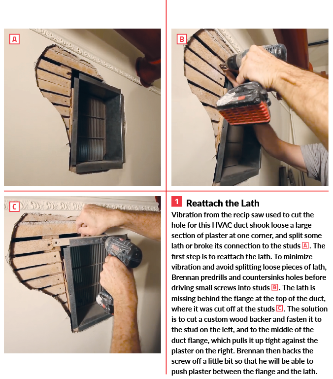 How to Repair Plaster on Lath