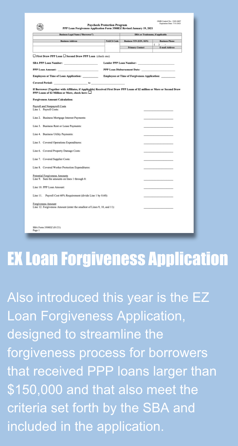 EZ loan forgiveness form for remodelers