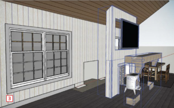how to use sketchup in a remodel
