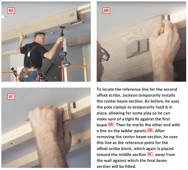 how to do fake ceiling beams