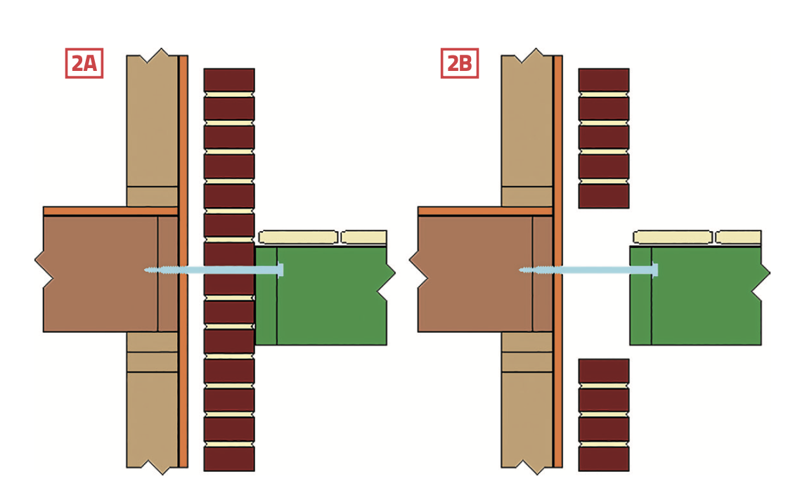 deck ledger zip wall