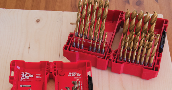 Impact Duty Titanium Red Helix Twist Drill Bits are suitable for drilling wood, iron, steel, aluminum, magnesium, and similar materials.
