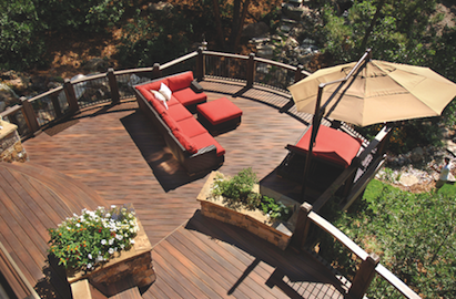 Organized outdoor space: Using decks to create a focus for outdoor living projec