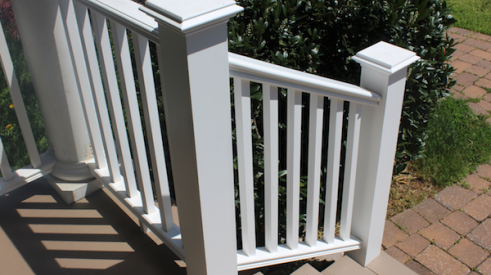Intex Hampton extruded PVC railing system