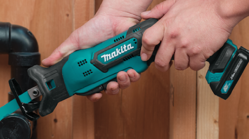 The Makita RJ03R1 Cordless Recipro Saw is compact and has several useful features