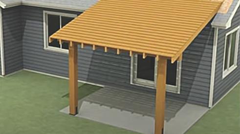 how to build a covered patio
