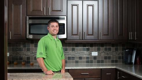 Adam Plank, Production Manager at Synergy Builders, in West Chicago, Ill., 2016 Professional Remodeler 40 Under 40 awardee