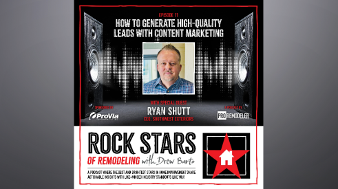 Southwest Exteriors CEO Ryan Shutt guest stars on Rock Stars of Remodeling podcast