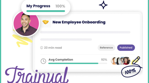 Example of Trainual's onboarding platform