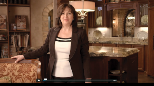 Melinda Dzinic of Euro Design Build Remodel in Texas uses video to engage website visitors