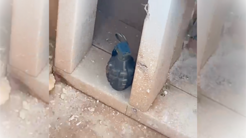 remodeler finds grenade